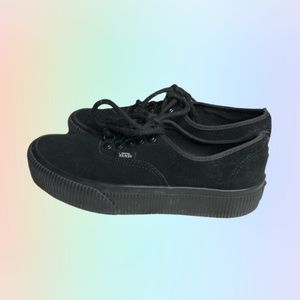 Vans suede platform creepers